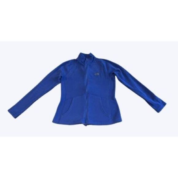 The North Face Blue Fleece Jacket Full Zip Women's Size Small - Picture 2 of 5